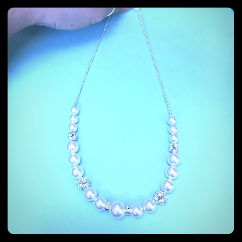 Swarovski Crystal Pearl necklace